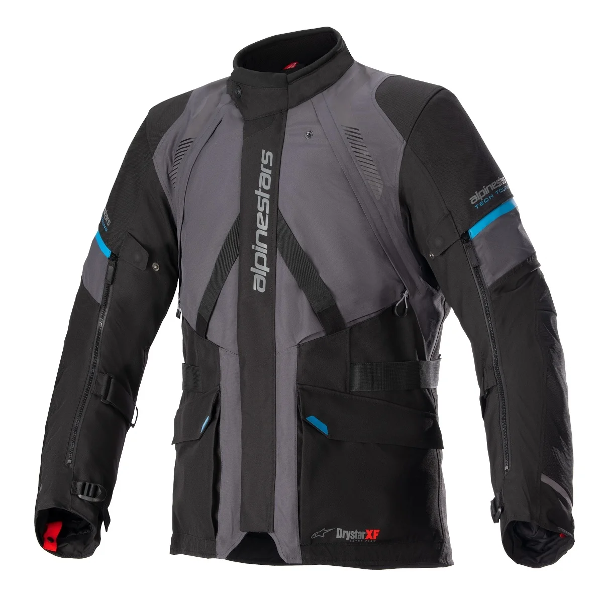 Jaqueta Alpinestars Masculina Monteira Drystar XF Cinza/Preto/Azul